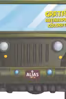 Jeep. Abtibilduri colorate + jucărie