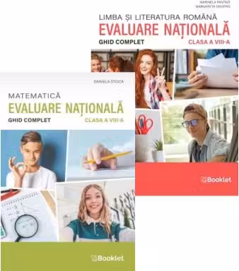 Pachet Limba romana si Matematica Evaluarea Nationala 2026. Ghid complet pentru clasa 8 - Marinela Pantazi, Daniela Stoica