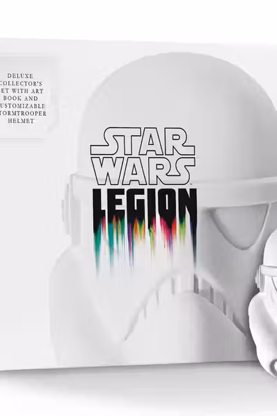 Star Wars: Legion Stormtrooper Helmet and Book Set
