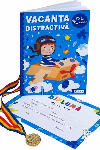 Pachet: Vacanța distractivă + Diplomă + Medalie - Clasa pregătitoare