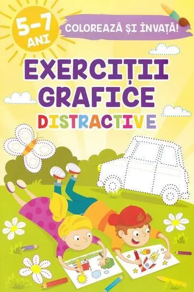 Exercitii grafice distractive. Coloreaza si invata