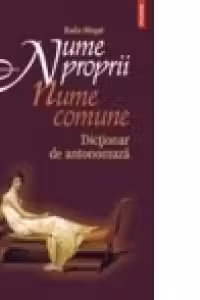 Nume proprii - nume comune. Dictionar de antonomaza