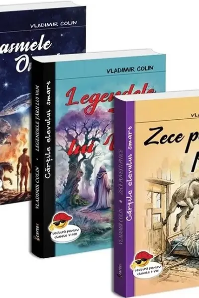 Pachet 3 cărti: Zece povești pitice + Legendele Țării lui Vam + Basmele Omului