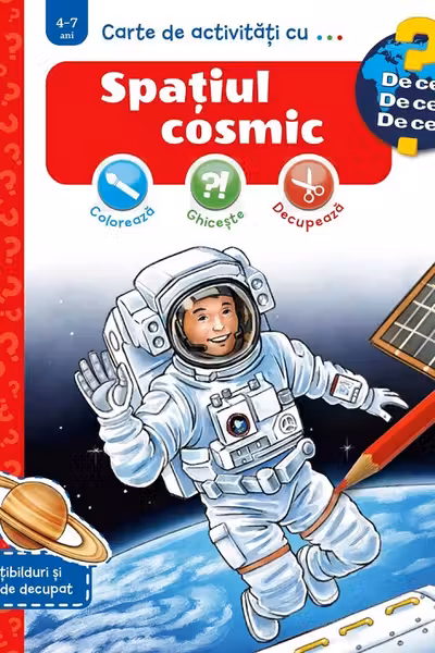 Carte de activitati cu... Spatiul cosmic