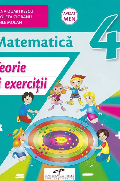 Matematică - Clasa 4 - Teorie și exerciții