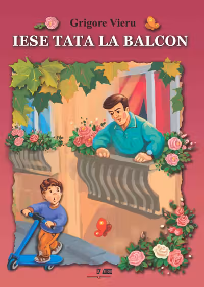 Iese tata la balcon. (Carton). «BIBLION»