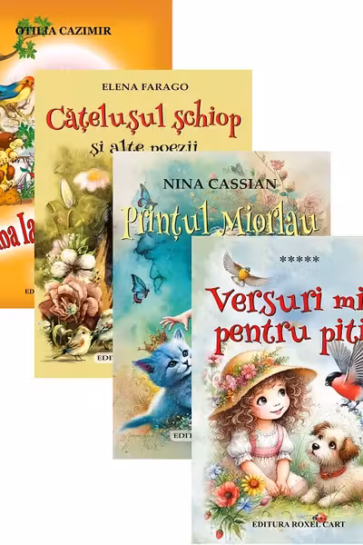 Pachet 4 cărți. Poezii ilustrate
