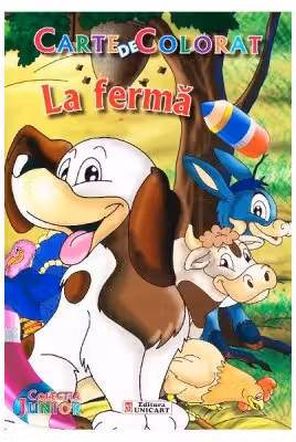 La ferma. Carte de colorat