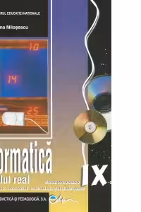 Informatica, manual pentru clasa a IX-a, Profilul real (specializarea: matematica informatica, stiinte ale naturii)