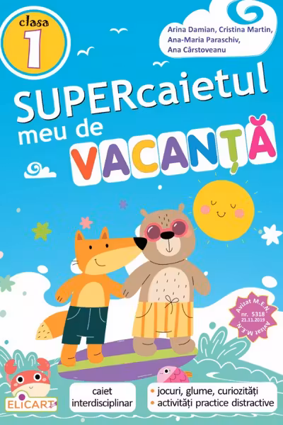Supercaietul meu de vacanta – clasa I