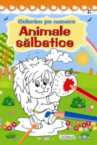 Colorăm pe numere: Animale sălbatice