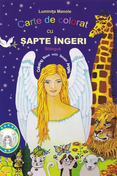 Carte de colorat cu sapte ingeri