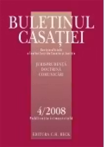 Buletinul Casatiei, Nr. 4/2008