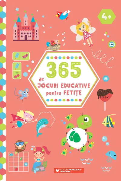 365 de jocuri educative pentru fetite 4+