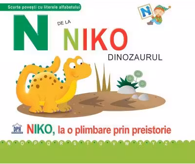 N de la Niko, dinozaurul. Cartonata - Greta Cencetti