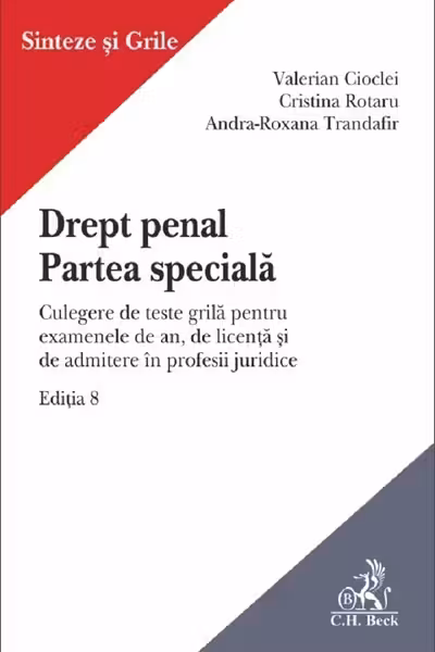 Drept penal. Partea specială Ed.8