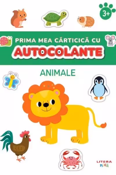 PRIMA MEA CARTICICA CU AUTOCOLANTE. ANIMALE