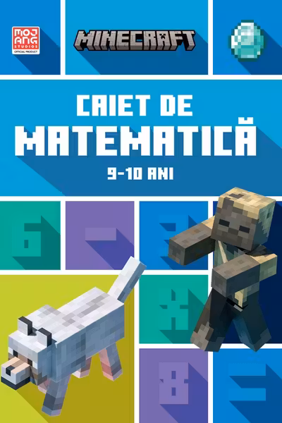 Minecraft - Caiet de matematica 9-10 ani