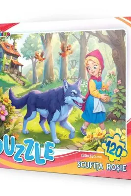 Puzzle 120 piese. Scufita Rosie