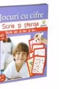 Scrie si sterge - Jocuri cu cifre 4-7 ani