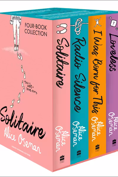 Alice Oseman Four-Book Collection Box Set (Solitaire, Radio Silence, I Was Born For This, Loveless)