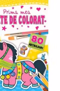 Prima mea carte de colorat 1 - cu 80 de abtibilduri