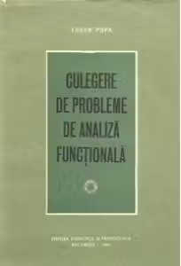 Culegere de probleme de analiza functionala