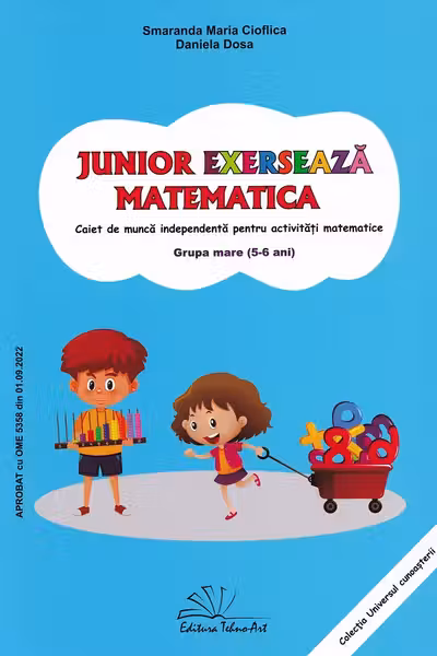 Junior exersează matematică. Grupa mare Ed.2025
