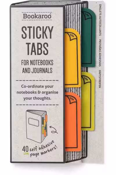Bookaroo Sticky Tabs Greens