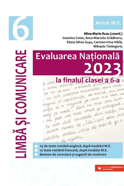 Evaluare Națională 2023. Limba și comunicare - Clasa 6