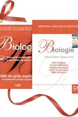 Pachet Biologie. Teste grila admitere medicina si manual clasa a 11-a - Dan Cristescu, Alexandru Mihai Antohi