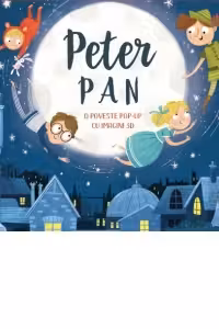 O poveste pop-up cu imagini 3D Piter Pan