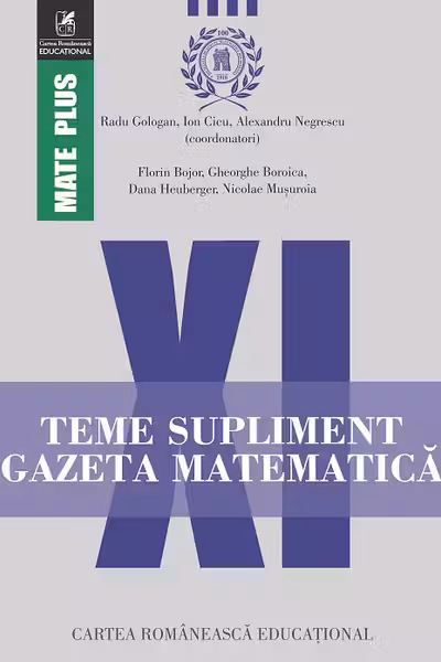 Gazeta Matematică - Clasa 11 - Teme supliment
