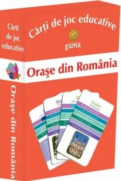 Carti de joc educative - Orase din Romania