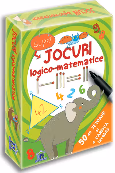 Jocuri logico-matematice - 50 de jetoane