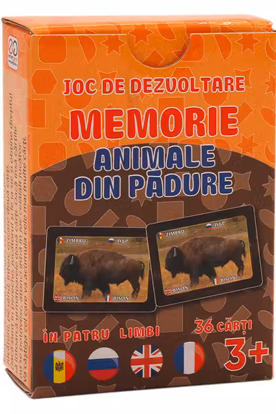 Joc de memorie. Animale de padure.