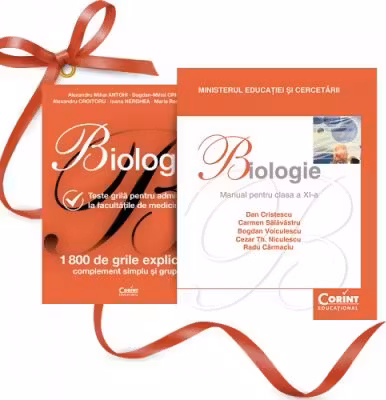 Pachet Biologie. Teste grila admitere medicina si manual clasa a 11-a - Dan Cristescu, Alexandru Mihai Antohi