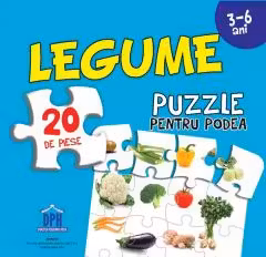 Legume puzzle de podea 50/70 + afis 50/70