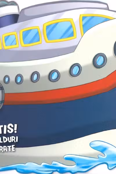 Vaporul. Abțibilduri colorate