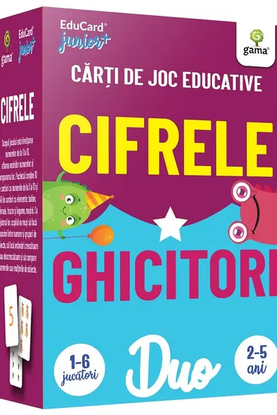 Cifrele. Ghicitori. Cărți de joc educative
