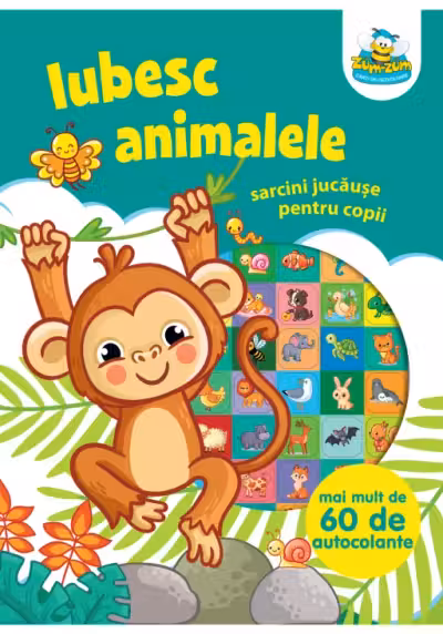 Iubesc animalele - Sarcini jucause pentru copii