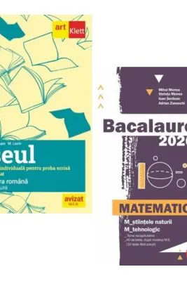 Pachet Bacalaureat 2026. Eseul. Literatura Romana. Pregatire individuala pentru proba scrisa si Matematica M-stiintele-naturii si M-tehnologic - Liliana Paicu, Mihai Monea