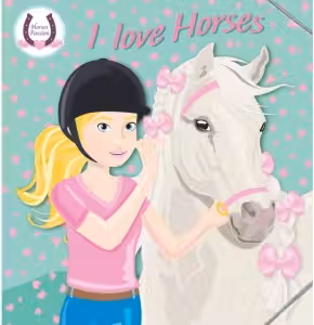 I love horses (verde) imp.