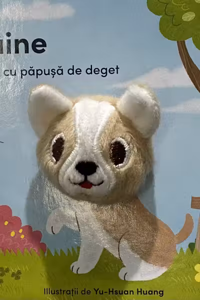 Carte cu papusa de deget. Caine
