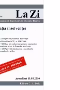Legislatia insolventei (actualizat la 10.08.2010). Cod 408