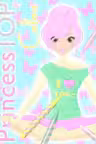 Princess Top - Color (bleu)