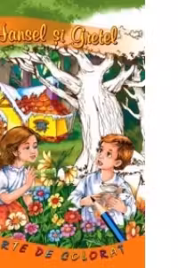 Hansel si Gretel (carte de colorat + poveste, format B5)