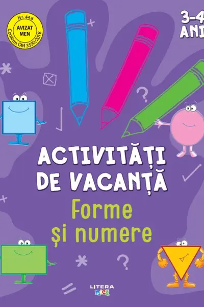Activitati de vacanta. Forme si numere (3-4 ani)