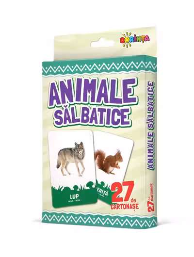27 de cartonase. Animale salbatice