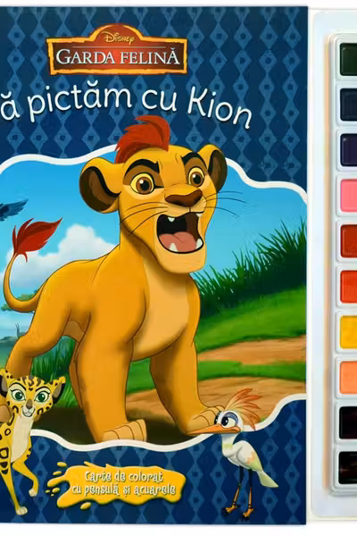 Garda Felina. Sa pictam cu Kion. Carte de colorat